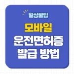 모바일 운전면허증 발급